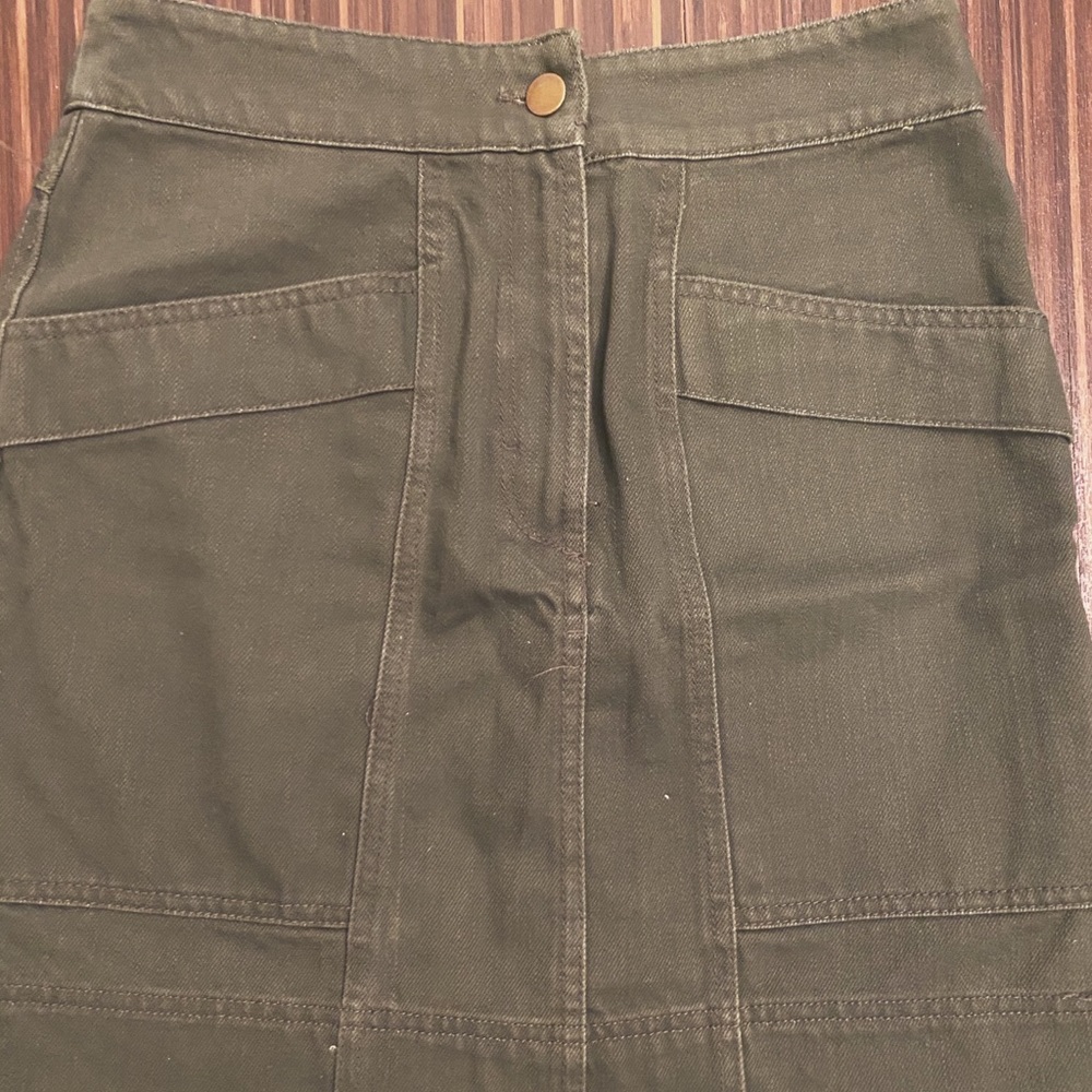 Green Mini Skirt